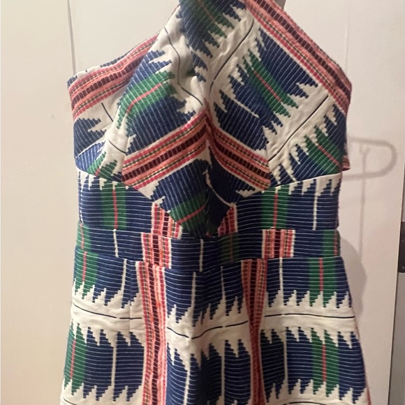 Adelyn Rae Aztec Embroidered Multicolor Romper Size Small - Picture 5 of 9